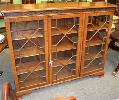 Lot 1229 - An astragal glazed display cabinet