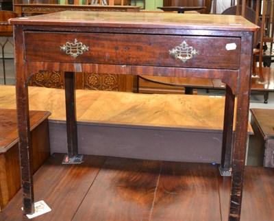 Lot 1266 - A George II mahogany side table