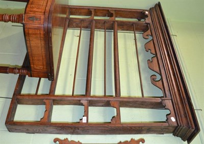 Lot 1297 - An oak hanging rack