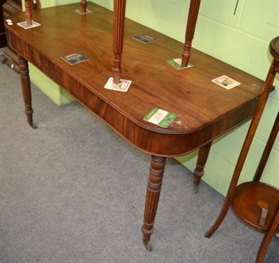 Lot 1298 - A 19th century mahogany D-end