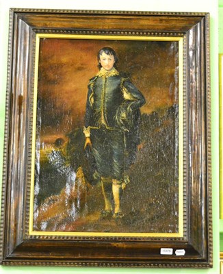 Lot 1375 - After Thomas Gainsborough ";The Little Blue Boy";, oil on canvas