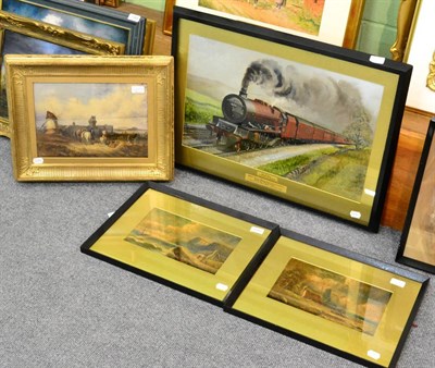 Lot 1387 - David Hey ";6200 Princess Royal Class Steam Locomotive Built LMS Railways"; singed and dated...