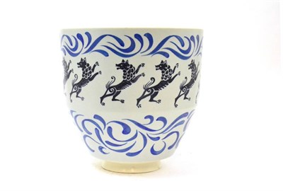 Lot 41 - A Poole pottery style jardiniere with crossed Pembrok mark, possibly designed by Jean Cockram,...