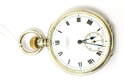 Lot 90 - Silver Benson pocket watch