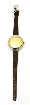 Lot 97 - Nickel full hunter wristwatch