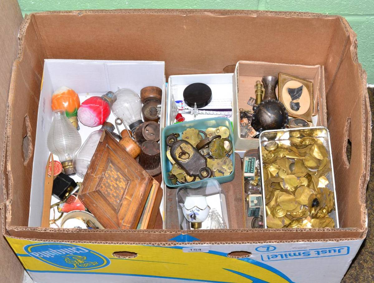 Lot 154 A group of collectors items including brass
