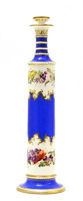 Lot 198 - A large Rockingham scent bottle painted with floral sprays