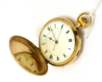 Lot 290 - A 9ct gold hunter pocket watch