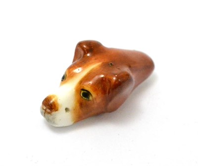 Lot 291 - A miniature Royal Worcester dog whistle