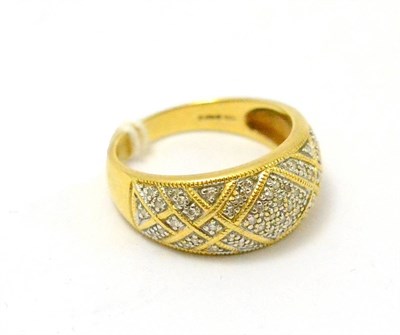 Lot 293 - An 18ct gold diamond ring