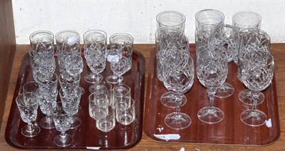 Lot 378 - A collection of cut glass table ware