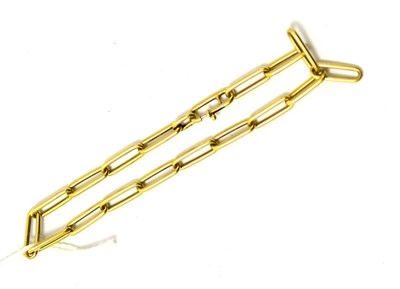 Lot 382 - A link bracelet