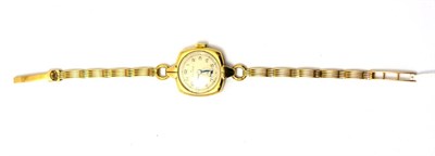 Lot 420 - A lady's 9ct gold Rolex wristwatch