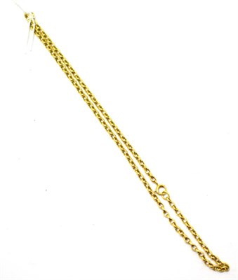 Lot 424 - An 18ct gold chain