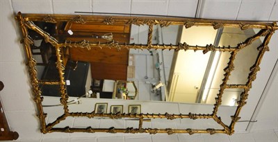 Lot 1035 - Pair of Period style sectional gilt framed mirrors