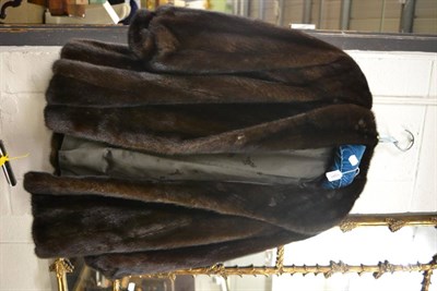 Lot 1040 - A dark mink jacket