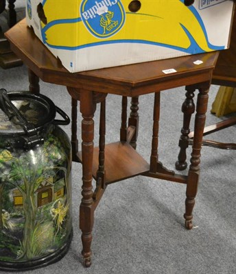 Lot 1041 - Victorian mahogany octagonal occasional table