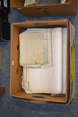 Lot 1114 - A collection of Ordnance Survey maps, North and West Yorkshire, paper and linen backed sheets,...