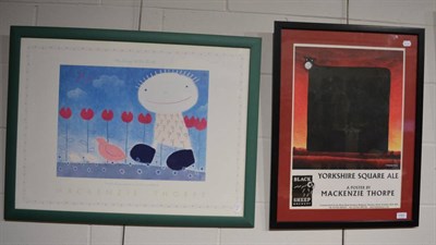 Lot 1181 - Two Mackenzie Thorpe prints - unsigned