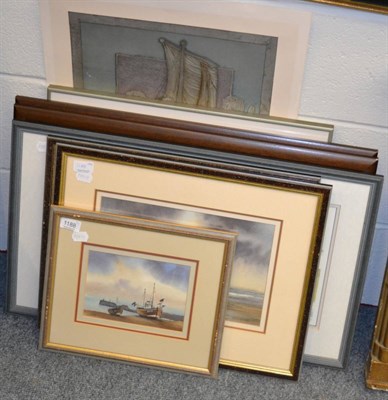 Lot 1188 - A pair of Dendy Sadler prints, quantity of watercolours and prints