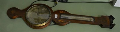 Lot 1202 - A mahogany wheel barometer for restoration