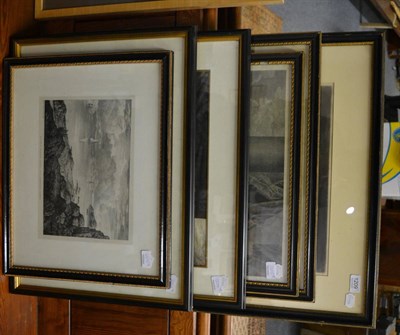 Lot 1209 - A collection of six various framed engravings and other prints