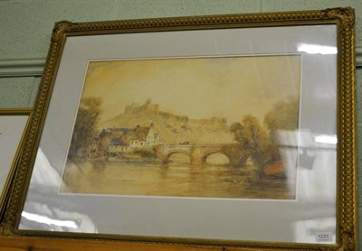 Lot 1231 - Paul Morney, A view of Richmond, initialled, watercolour