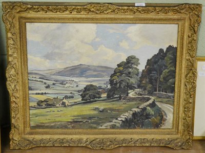 Lot 1240 - Walter Horsnell, A Dales Landscape, signed, oil on board