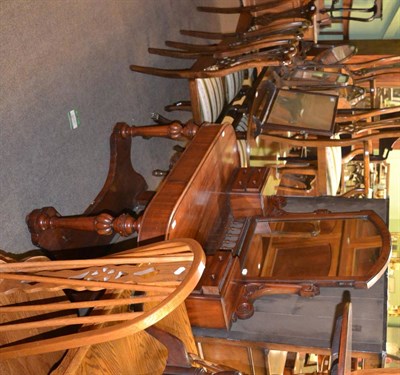 Lot 1301 - A Victorian mahogany dressing table