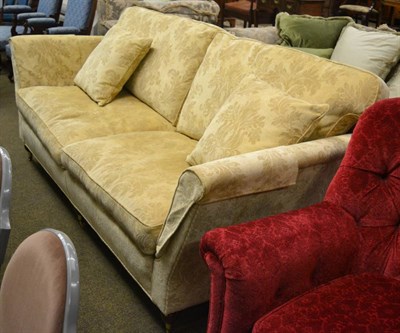 Lot 1345 - Four seater sofa