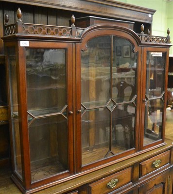 Lot 1382 - Am 19th century mahogany wall cabinet