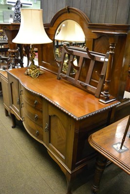 Lot 1390 - Mirror back sideboard