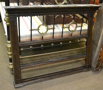 Lot 1398 - George III oak plate rack