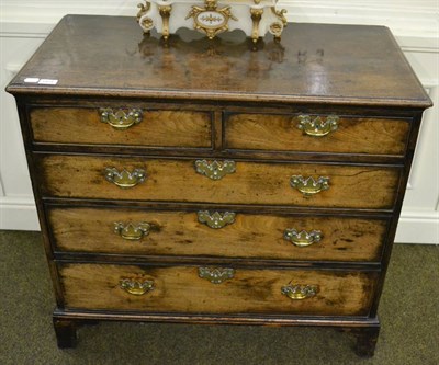 Lot 1424 - George III four height chest of drawers