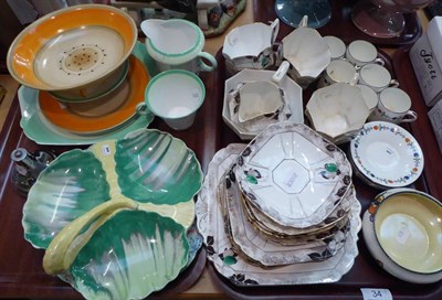 Lot 34 - A Shelley tea set and a group of Shelley wares (two trays)