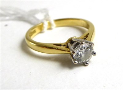 Lot 296 - A diamond solitaire ring 0.33 carat approximately