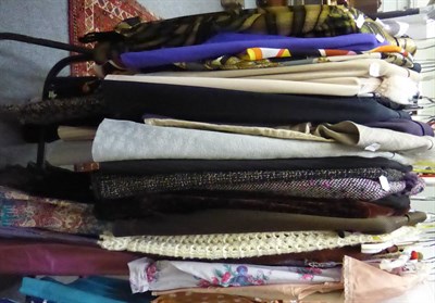 Lot 1013 - A quantity of assorted mainly circa 1970s and later costume, including Laura Ashley, Monsoon,...