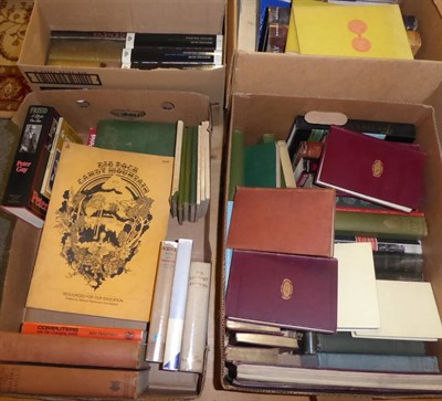 Lot 1181 - Five boxes of books on the arts, architecture, travel and topography, literature including...