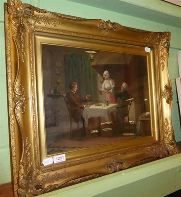 Lot 1201 - Alexander Rosell (1859-1922) 'Very Choice' oil on canvas, signed (lower left), gilt framed