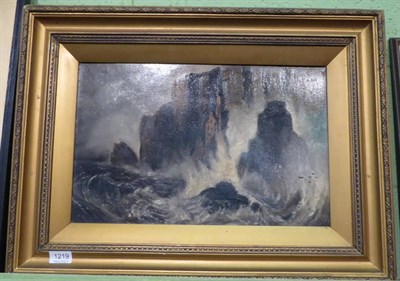 Lot 1219 - Attributed to T.R. Walton (19th/20th century), near Loch Fyne, oil on board, gilt framed