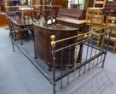 Lot 1278 - Brass bedstead