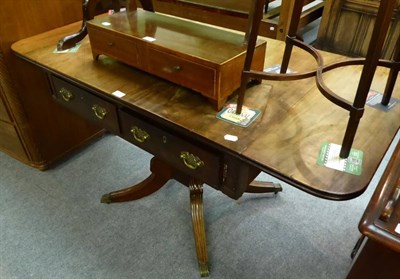 Lot 1330 - A mahogany sofa table