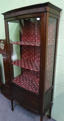 Lot 1348 - A mahogany display cabinet