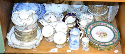 Lot 171 - A large quantity of ceramics including Carlton ware lustre vase, Royal Crown Derby tea cups and...