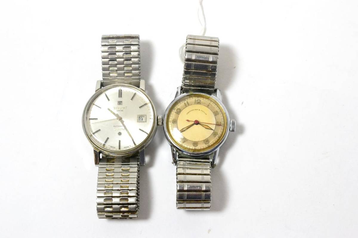 Lot 189 - Tissot gentlemen's wristwatch and Abercrombie & Fitch wristwatch