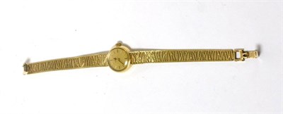 Lot 194 - A lady's 9ct gold Omega wristwatch