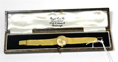Lot 229 - An 18ct gold lady's Eterna-Matic wristwatch