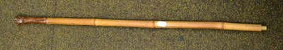 Lot 352 - A 19th century bamboo sword stick