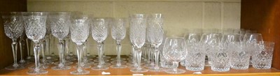 Lot 359 - A good suite of Wedgwood glass comprising reds, whites, champagnes, tumblers etc (qty)