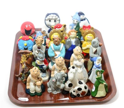 Lot 464 - Assorted large Wade figures, Christmas and Pantomime editions (25)